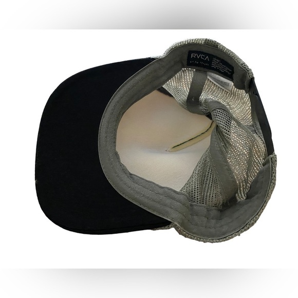 RVCA Green Trucker Hat  Snapback Cap Adjustable - Picture 4 of 6